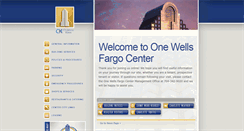 Desktop Screenshot of onewellsfargocenter.info